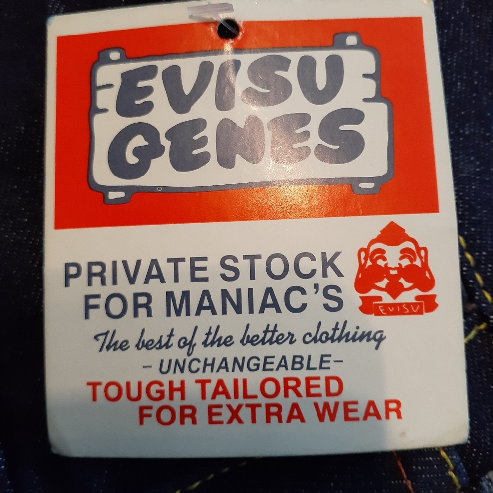 Evisu Genes Jeans Size 38 Japan Button Fly… - Picture 10 of 11